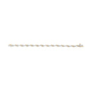 10K Yellow and White Gold 2.00 Cttw Diamond "S" Link 7" Bracelet (H-I Color, I2-I3 Clarity)-4