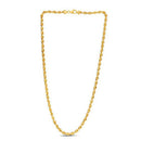 14k Yellow Gold Light Rope Chain (4.30 mm)-3