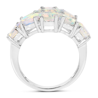 2.16 Carat Genuine Ethiopian Opal .925 Sterling Silver Ring - 0