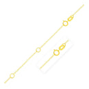 Double Extendable Piatto Chain in 14k Yellow Gold (1.2mm)-3