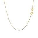 10k Yellow Gold Classic Box Chain 0.45mm-3