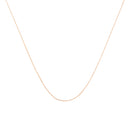 Solid 10K Yellow Gold 0.5mm Slim and Dainty Unisex 18" Rope Chain Necklace-1