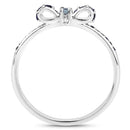0.31 Carat Genuine Blue Sapphire 14K White Gold Ring-2