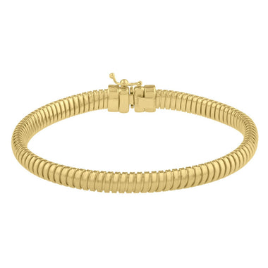 14k Yellow Gold Tubogas Bracelet (5.00 mm) - 0