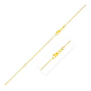 Extendable Cable Chain in 14k Yellow Gold (0.8mm)-3