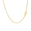 14k Yellow Gold Round Snake Chain 0.9mm-3