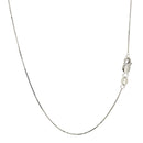 14k White Gold Classic Box Chain 0.45mm-3