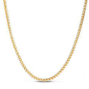 14k Yellow Gold Round Pave Franco Chain (4.00 mm)-2