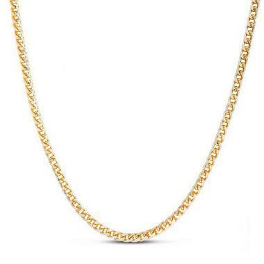 14k Yellow Gold Round Pave Franco Chain (4.00 mm) - 0