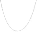 Solid 14K Yellow Gold 2.5mm Paperclip Chain Necklace Unisex 18" Inches-1