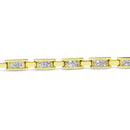 14K Yellow Gold Princess-Cut Diamond Links of Love Bracelet (2.00 cttw, H-I Color, SI2-I1 Clarity)-5