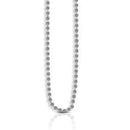 14k White Gold Oval Mirror Chain (2.20 mm)-1