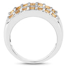 3.08 Carat Genuine Citrine .925 Sterling Silver Ring-2