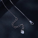 925 Sterling Silver Necklace with 1 Carat Moissanite - 400mm Length for Women-5