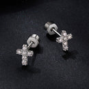 925 Sterling Silver Moissanite Earring 0.7x0.6cm for Women-3