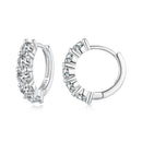 925 Sterling Silver 0.20 Carat Moissanite Earrings for Women-3