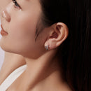 925 Sterling Silver Oxidized Silver Earrings 1.3x0.8cm for Women-7