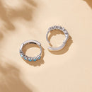 925 Sterling Silver Turquoise Earrings for Women 1.4x0.5cm-6