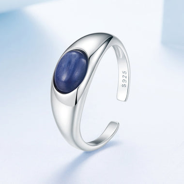 925 Sterling Silver Kyanite Ring for Women - 0