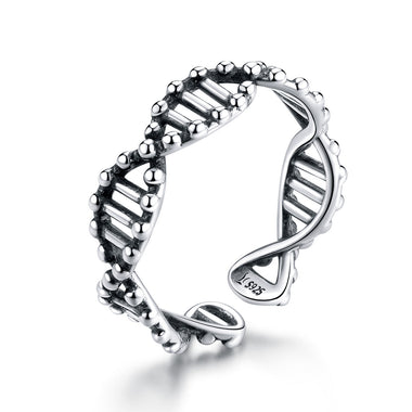 925 Sterling Silver Oxidized Ring for Women