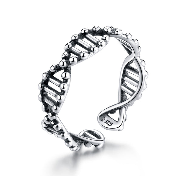925 Sterling Silver Oxidized Ring for Women