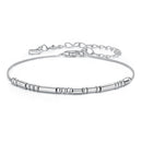 925 Sterling Silver White Gold Plated Bracelet 15+6cm for Women-1