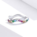 925 Sterling Silver Earrings with Pavé Set CZ, 1.6cm Length, 1.2cm Thickness, Women-3
