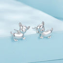 925 Sterling Silver Earrings Plated Platinum 10*12mm for Women-3