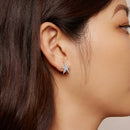 925 Sterling Silver Opal Earrings 15x13mm for Women-6