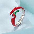 925 Sterling Silver White CZ Pavé Setting Ring for Women-3