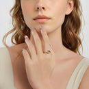 925 Sterling Silver & Plated Gold & Plated White Gold Rings-7