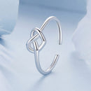 925 Sterling Silver & Plated White Gold 1.6mm Ring for Women-3