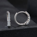 925 Sterling Silver Moissanite Necklace with White Gold Plating, 1.2cm for Women-2