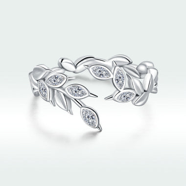 S925 Sterling Silver Ring with Pavé Setting and CZ