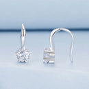 925 Sterling Silver Earrings with Pave Setting CZ 12*5mm for Women-3
