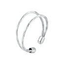 925 Sterling Silver & White Gold Plated Ring for Women - Stylish Width 2.3-6.3mm-1