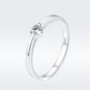 925 Sterling Silver Ring for Women Size 6.0 with Pavé Setting CZ-4