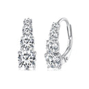 S925 Sterling Silver 0.50 Carat Moissanite Earrings for Women-3