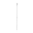 925 Sterling Silver + Plated Platinum 10cm Extension Chain Necklace-1