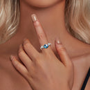 925 Sterling Silver Unisex Ring with Oxidized Finish - 0.17cm Width-6