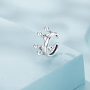 S925 Sterling Silver Earrings with Pavé Setting and CZ-2