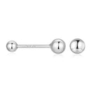 925 Sterling Silver Plated Platinum Dangle Earrings for Women-1