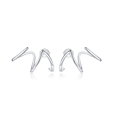 925 Sterling Silver Oxidized Earrings for Women