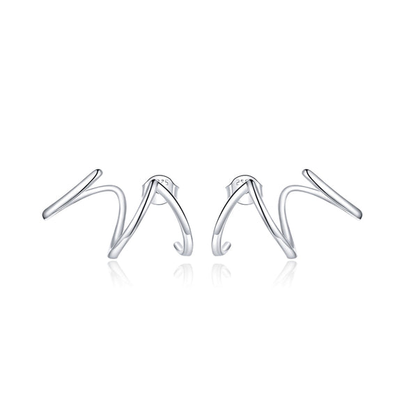 925 Sterling Silver Oxidized Earrings for Women