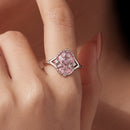 925 Sterling Silver Pendant 0.15cm Enamel CZ Ring for Women-6