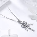 925 Sterling Silver Necklace 36-45cm with Pendant for Women-5
