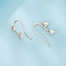 925 Sterling Silver Earrings 1.8*0.5cm for Women-4