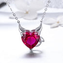 925 Sterling Silver Necklace with 1.5x1.3 cm Pendant for Women-4