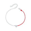 925 Sterling Silver & Plated White Gold 160+30mm Bracelet-2