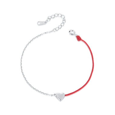 925 Sterling Silver & Plated White Gold 160+30mm Bracelet - 0